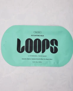 Loops Clean Slate Face Mask in Teal