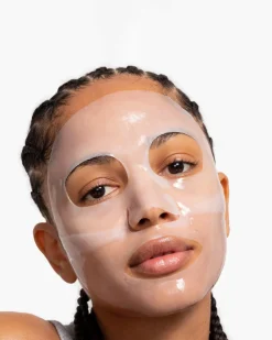 Loops Dew Cloud Face Mask in White