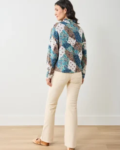 Mabel Blouse in Vintage Patchwork