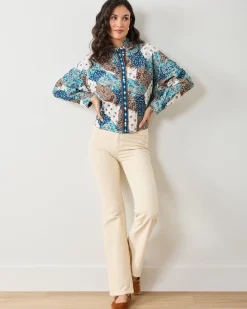 Mabel Blouse in Vintage Patchwork