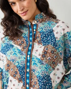 Mabel Blouse in Vintage Patchwork