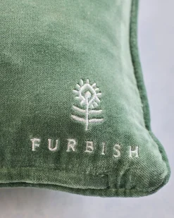 Make it a Double Needlepoint Pillow in Green Combo