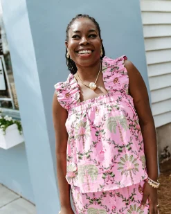 Maya Top & Escape Skirt Set in Island Muse
