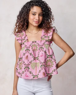 Maya Top in Island Muse