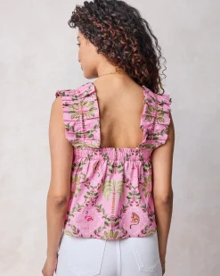 Maya Top in Island Muse