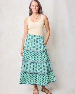 Meadow Skirt in Aviary Flowers