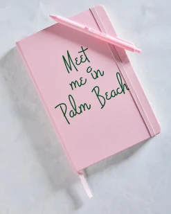 Meet Me in Palm Beach Journal in Pink