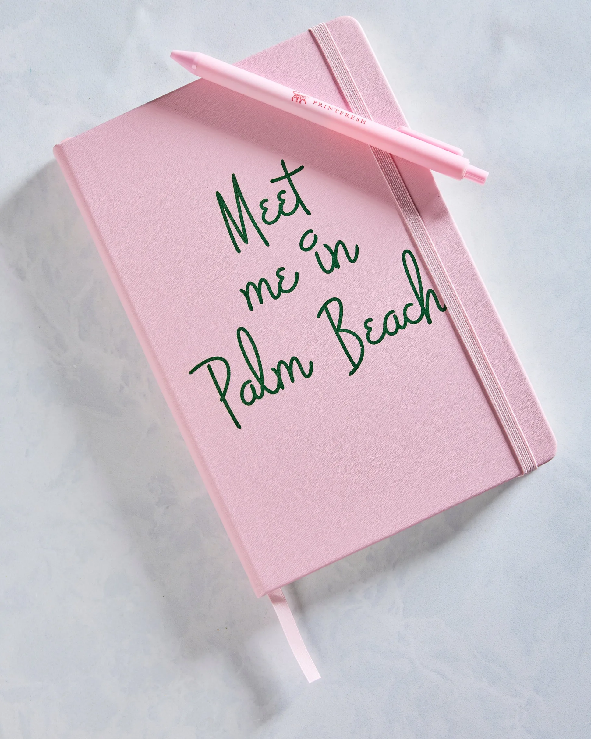 Meet Me in Palm Beach Journal in Pink