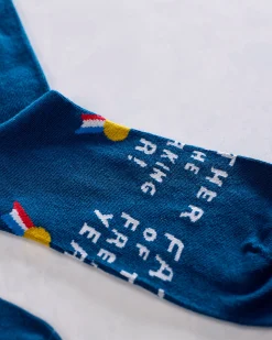 Men's Father of the Year Socks in Blue Multi