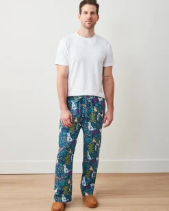 Men's Lightweight Flannel PJ Pants in Must Love Dogs