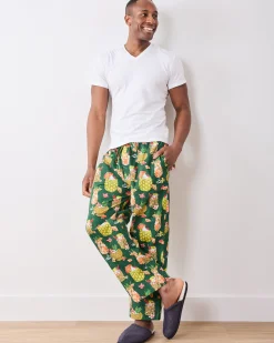 Men’s Long PJ Pants in Paradise Punch