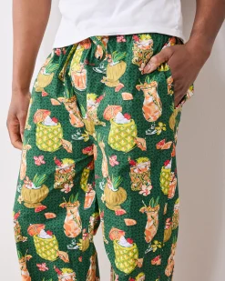 Men’s Long PJ Pants in Paradise Punch