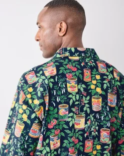 Men’s Long PJ Set in Kitchen Garden