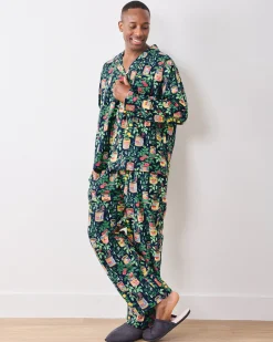 Men’s Long PJ Set in Kitchen Garden