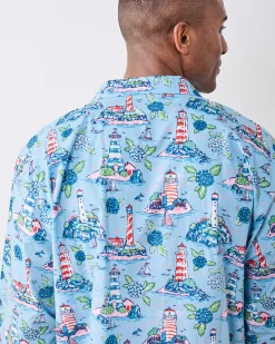 Men’s Long PJ Set in Lighthouse Keeper
