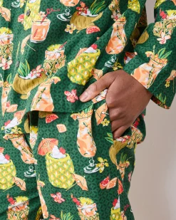 Men’s Long PJ Set in Paradise Punch