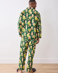 Men’s Long PJ Set in Paradise Punch