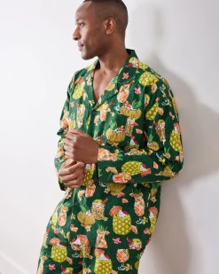 Men’s Long PJ Set in Paradise Punch