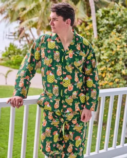 Men’s Long PJ Set in Paradise Punch
