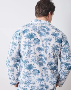 Men's Long Set in Tropical Toile