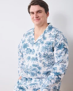 Men's Long Set in Tropical Toile