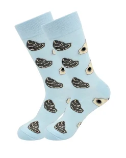 Men's Oyster Socks in Blue Multi