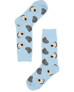 Men's Oyster Socks in Blue Multi