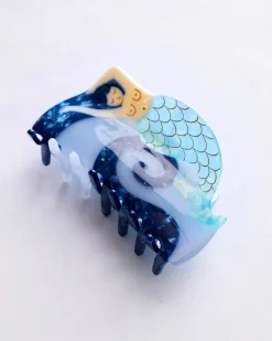 Mermaid Claw Clip in Blue