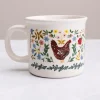 Mug in Chicken Folk Floral