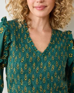 Myrtle Blouse in Texas Bouquet