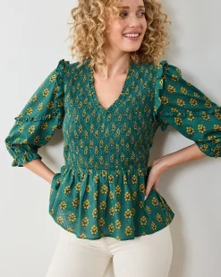 Myrtle Blouse in Texas Bouquet