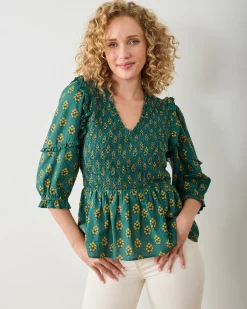 Myrtle Blouse in Texas Bouquet