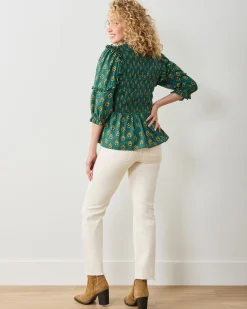Myrtle Blouse in Texas Bouquet