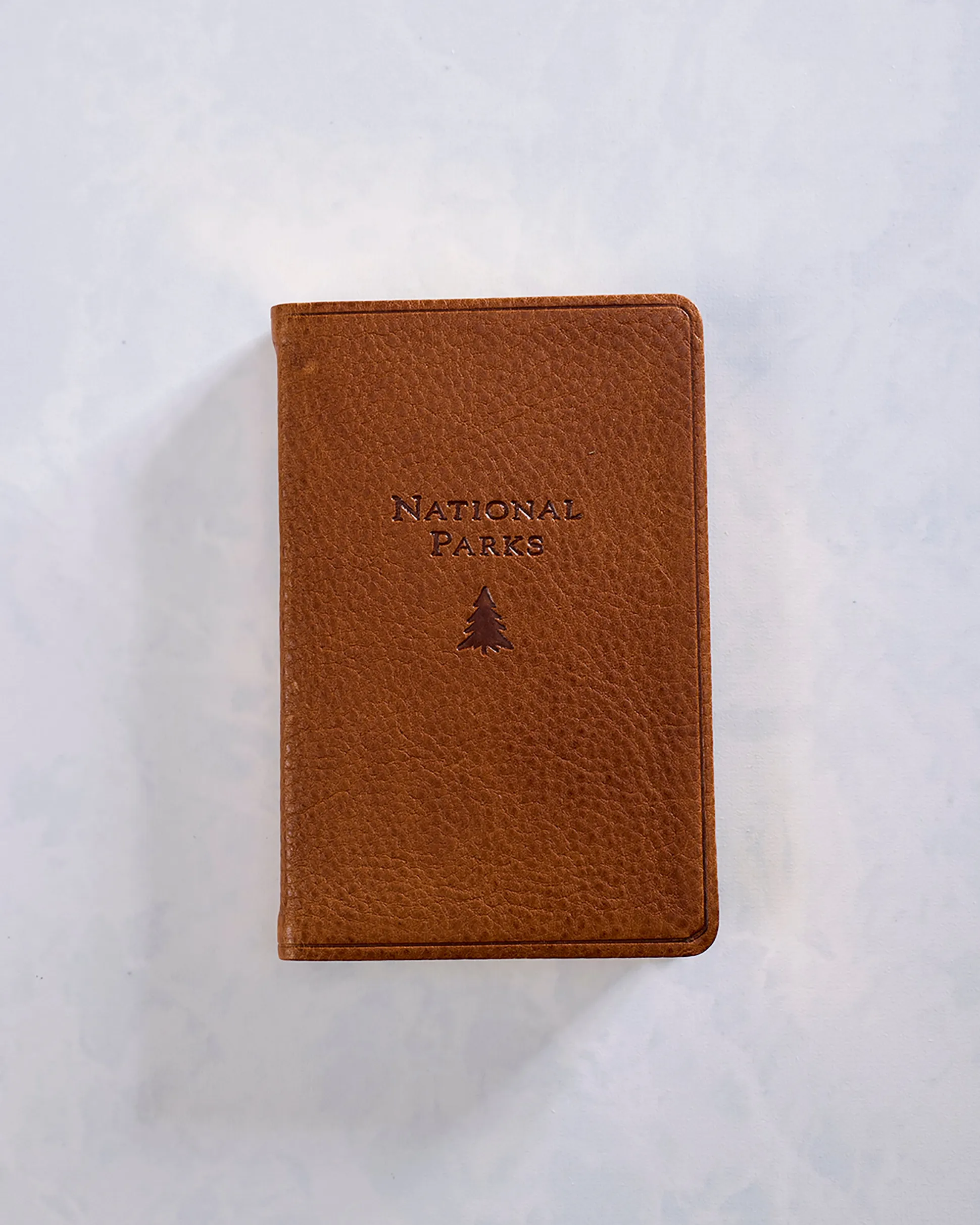 National Parks Pocket Atlas in Brown