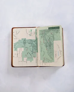 National Parks Pocket Atlas in Brown