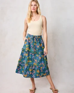Now or Later Skirt in Willow Wren