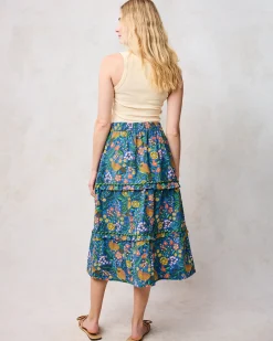 Now or Later Skirt in Willow Wren