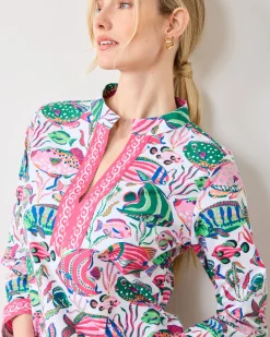 Ocean View Top in Tropical Fish