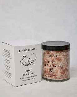 Organic Calming & Soothing Rose Bath Salts in Rose