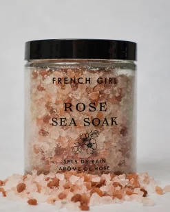 Organic Calming & Soothing Rose Bath Salts in Rose