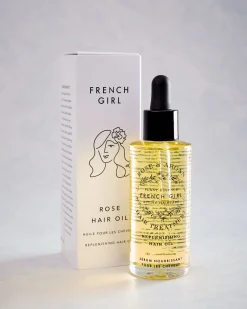 Organic Hydrating Rose Hair Oil Treatment in Rose