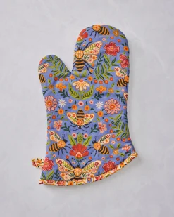 Oven Mitt in Bee Tapestry
