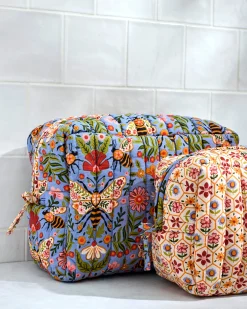 Oversized Pouch Duo in Bee Tapestry