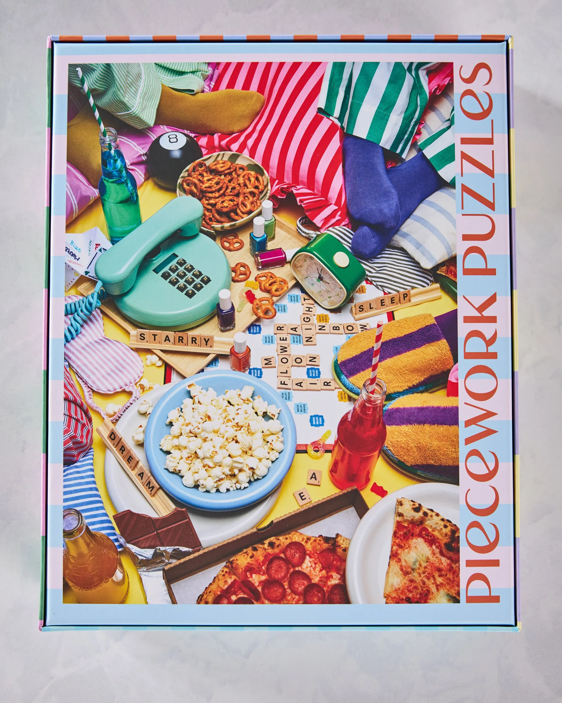 Pajama Party Puzzle 1000 Pieces Puzzle in Blue Combo