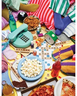 Pajama Party Puzzle 1000 Pieces Puzzle in Blue Combo