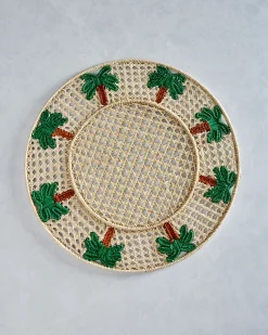 Palm Tree Placemat in Green Combo