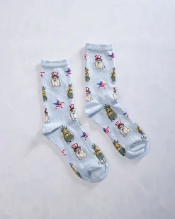 Patriotic Dog Socks in Multi