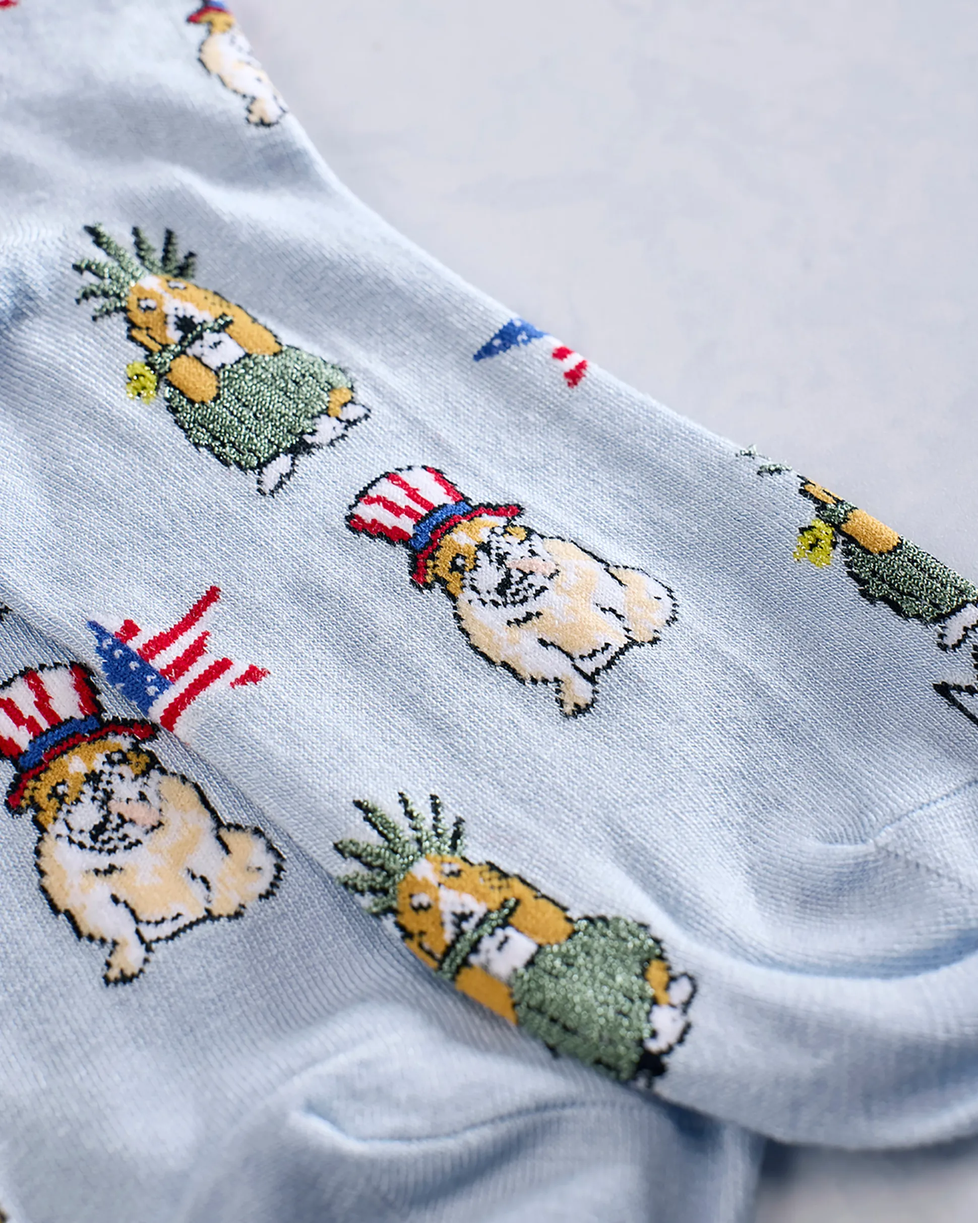 Patriotic Dog Socks in Multi