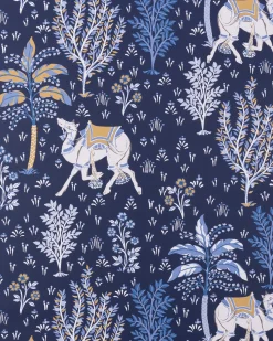 Peel & Stick Wallpaper in Camel's Courtyard