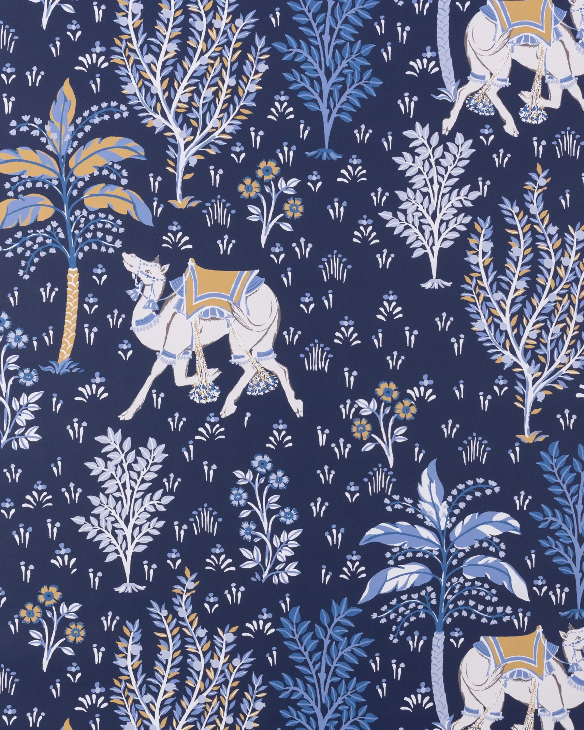 Peel & Stick Wallpaper in Camel's Courtyard